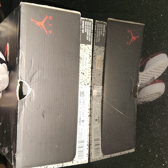 AIR JORDAN 6 RETRO "CARMINE" SIZE 8 - Picture 4 of 4